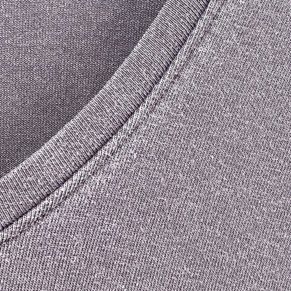 EILEEN FISHER Top M Stretch Organic Cotton Jersey 3/4 Sleeve Brown USA - Picture 6 of 10